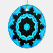 NATUUR OCEAN BLUE KERAMISCH ORNAMENT (Links)