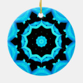 NATUUR OCEAN BLUE KERAMISCH ORNAMENT (Achterkant)