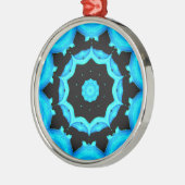 NATUUR OCEAN BLUE METALEN ORNAMENT (Links)