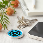 NATUUR OCEAN BLUE SLEUTELHANGER (Zijkant)