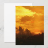 NATUUR OCHTEND ZONSONDERGANG KAART (Voorkant / Achterkant)