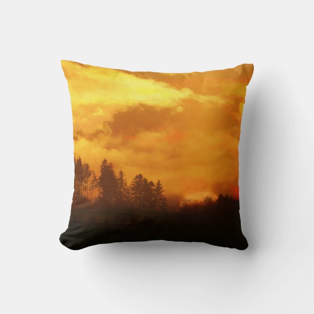 NATUUR OCHTEND ZONSONDERGANG  KUSSEN (Voorkant)