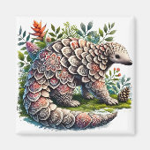 Natuur - Oerwoud Pangolin Magneet (Voorkant)