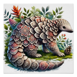 Natuur - Oerwoud Pangolin Perfect Poster