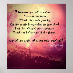 Natuur-offerte Poster