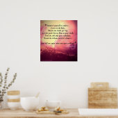 Natuur-offerte Poster (Keuken)