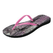 Natuur Old Pine Bark Paars Teenslippers (Schuin)