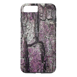 Natuur Old Pine Bark Photo Paars Case-Mate iPhone Case