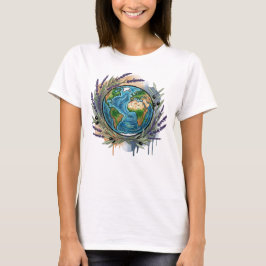 Natuur omarmt planeet Aarde T-shirt