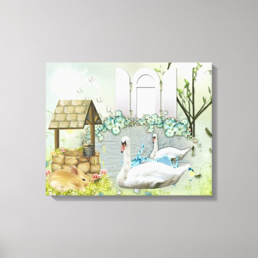 Natuur omgepakt Canvas Afdruk (Voorkant)