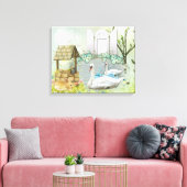 Natuur omgepakt Canvas Afdruk (Insitu (Woonkamer))