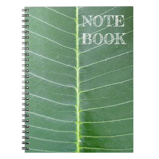 Natuur omhelst spiraalfoto notitieboek (Voorkant)