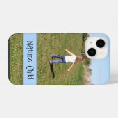 Natuur onderliggend onderliggend fotosjabloon van  iPhone hoesje (Achterkant horizontaal)