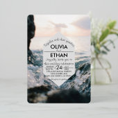 Natuur onderwater Folie Folie Uitnodiging (Staand Voorkant)