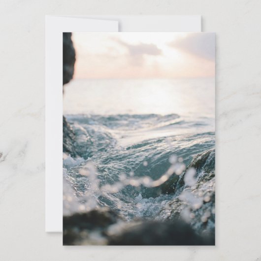 Natuur onderwater kaart (Achterkant)