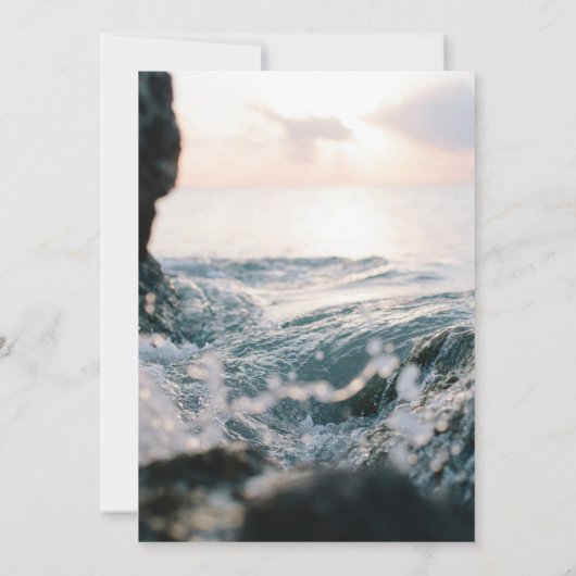 Natuur onderwater kaart (Achterkant)