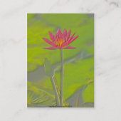 Natuur/ongekend Lotus Faux reliëf Visitekaartje (Achterkant)