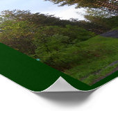 Natuur ontgrendelt een geheime plaats... gedicht P Poster (Hoek)