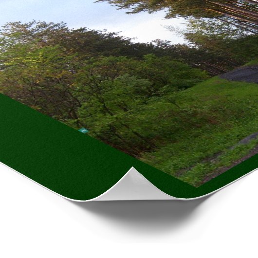 Natuur ontgrendelt een geheime plaats... gedicht P Poster (Hoek)