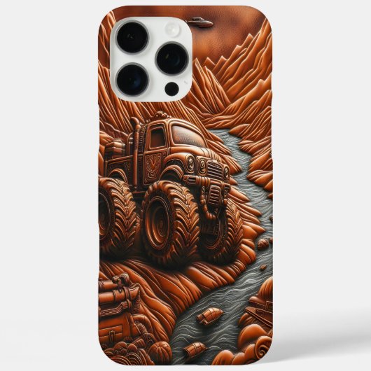 Natuur ontmoet avonturentruckkunst Case-Mate iPhone case (Achterkant)