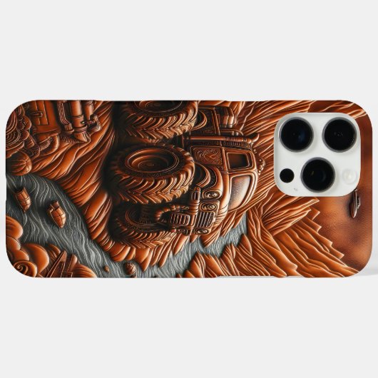 Natuur ontmoet avonturentruckkunst Case-Mate iPhone case (Achterkant (horizontaal))