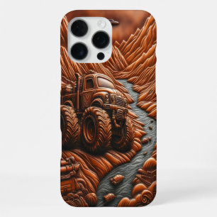 Natuur ontmoet avonturentruckkunst iPhone 16 pro max hoesje