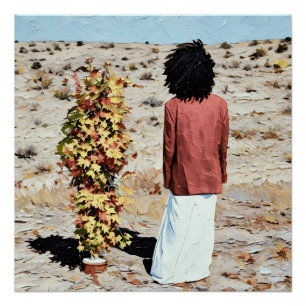 Natuur ontmoet isolement perfect poster