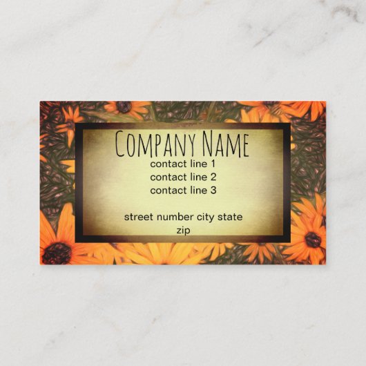 natuur ontwerp aangepast visitekaartje dubbelzijdi (Achterkant)