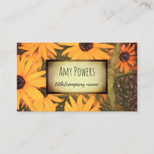 natuur ontwerp aangepast visitekaartje dubbelzijdi (Voorkant)