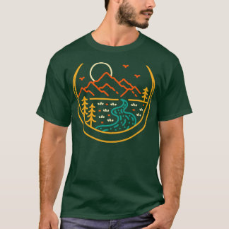 Natuur op Crescent Moon T-shirt