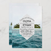 natuur op het eiland Weddenschap Kaart (Voorkant / Achterkant)