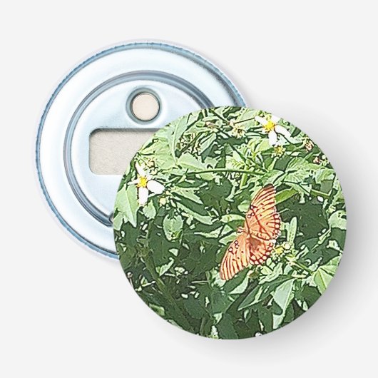 Natuur op zijn best button flesopener (Voorkant)
