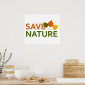 Natuur opslaan poster (Keuken)