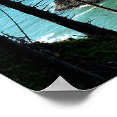 Natuur Oregon Coast Sunny Beach Rocks Foto Poster (Hoek)