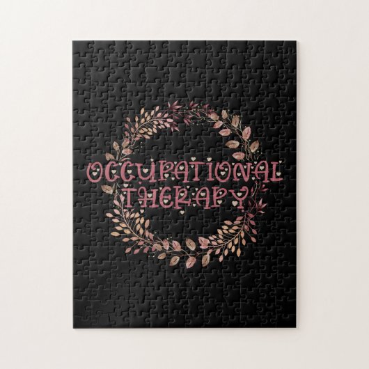 Natuur OTA Therapist bij oefening verlaten beroep Legpuzzel (Verticaal)