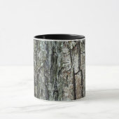 Natuur oude pijnboomschors mok (Midden)