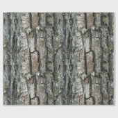 Natuur oude pijnschors cadeaupapier (Vlak)
