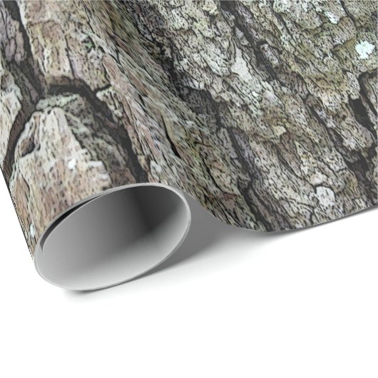 Natuur oude pijnschors cadeaupapier (Rol Hoek)