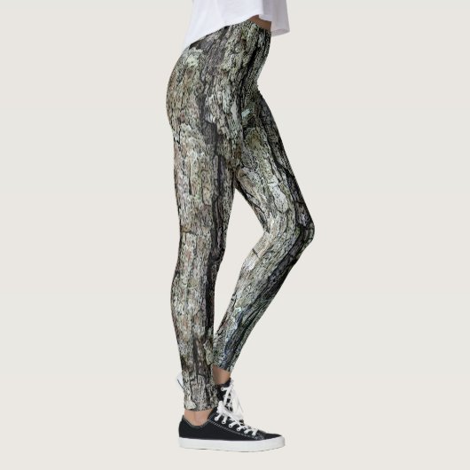 Natuur - Oude pijnschors foto Leggings (Rechts)