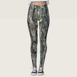 Natuur - Oude pijnschors foto Leggings