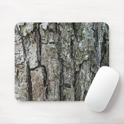 Natuur oude pijnschors muismat (Met muis)