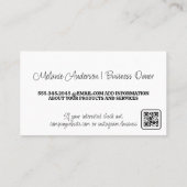 Natuur Outdoor | Liggend | Bladeren Visitekaartje (Achterkant)