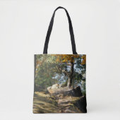 Natuur over het Vreedzame Bospad Tote Bag (Voorkant)