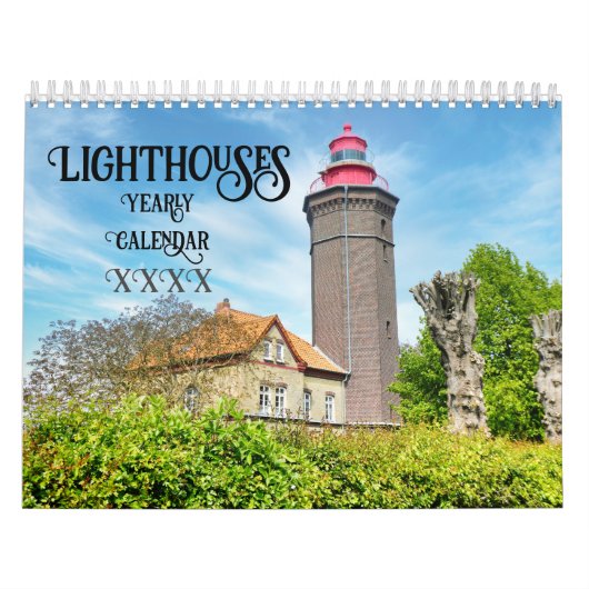 Natuur over vuurtorenlandschappen kalender (Hoes)