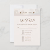 Natuur Paarden Fotobruiloft RSVP Response Kaart (Voorkant)