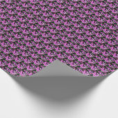 Natuur Paars-Afrikaanse Daisy Flowers Cadeaupapier (Hoek)