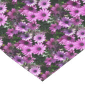 Natuur Paars-Afrikaanse Daisy Flowers Korte Tafelloper (Hoek)