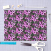 Natuur Paars-Afrikaanse Daisy Flowers Tissuepapier (Craft)