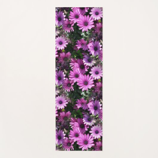 Natuur Paars-Afrikaanse Daisy Flowers Yogamat (Voorkant)