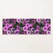 Natuur Paars-Afrikaanse Daisy Flowers Yogamat (Voorkant (horizontaal))